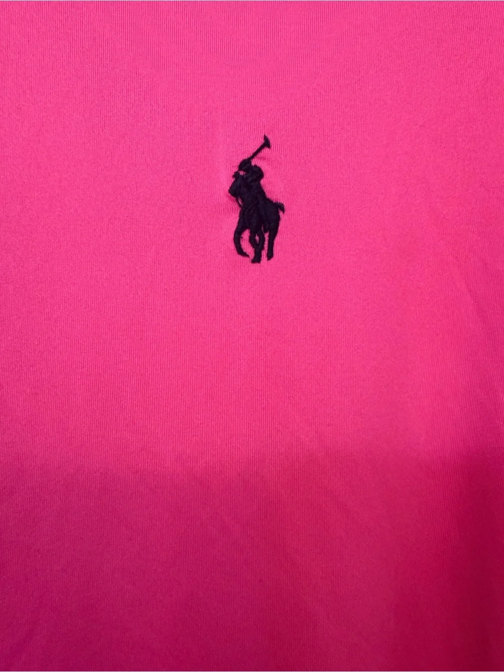 Ralph Lauren Men’s Bright Pink Polo with Black Logo